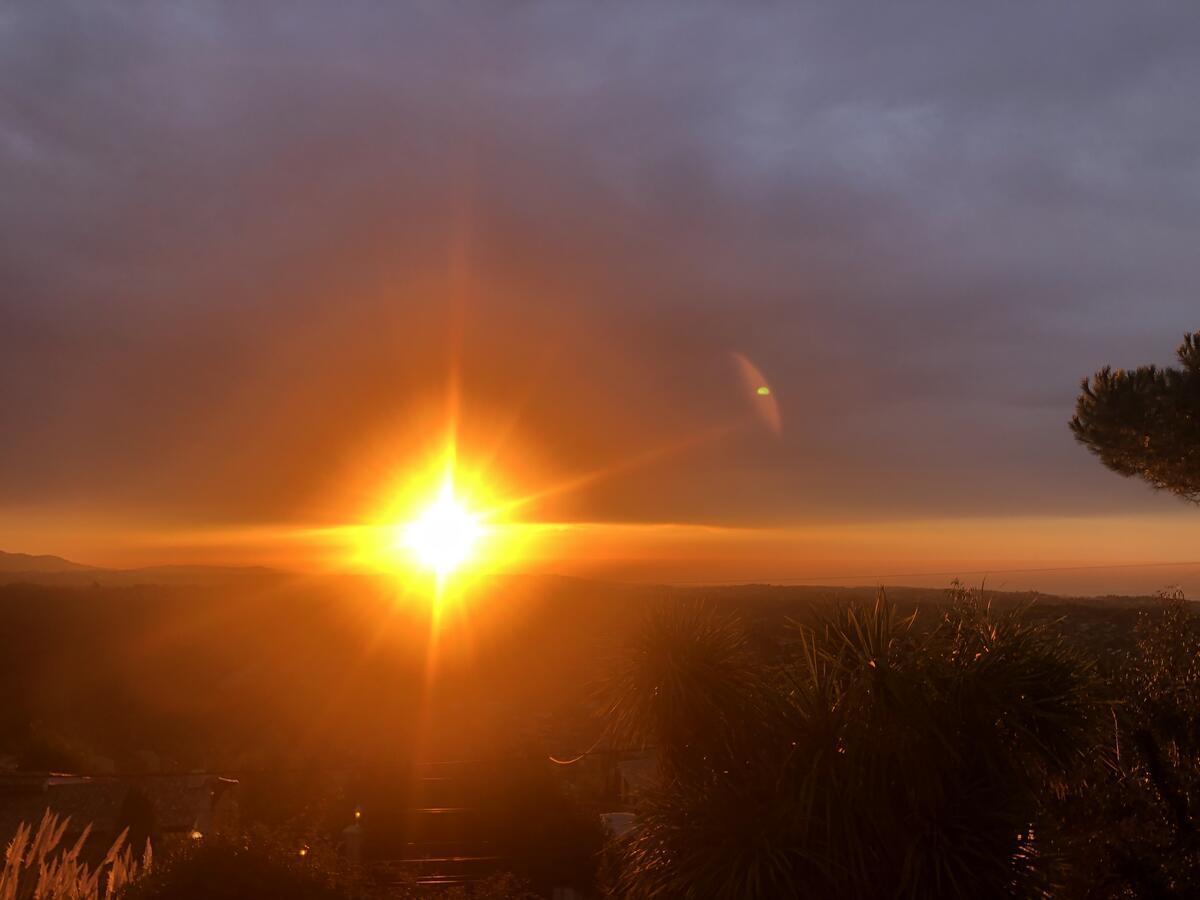 "Aux Balcons Du Riou" Avec Vue Mer 180 Degres Vence Kültér fotó