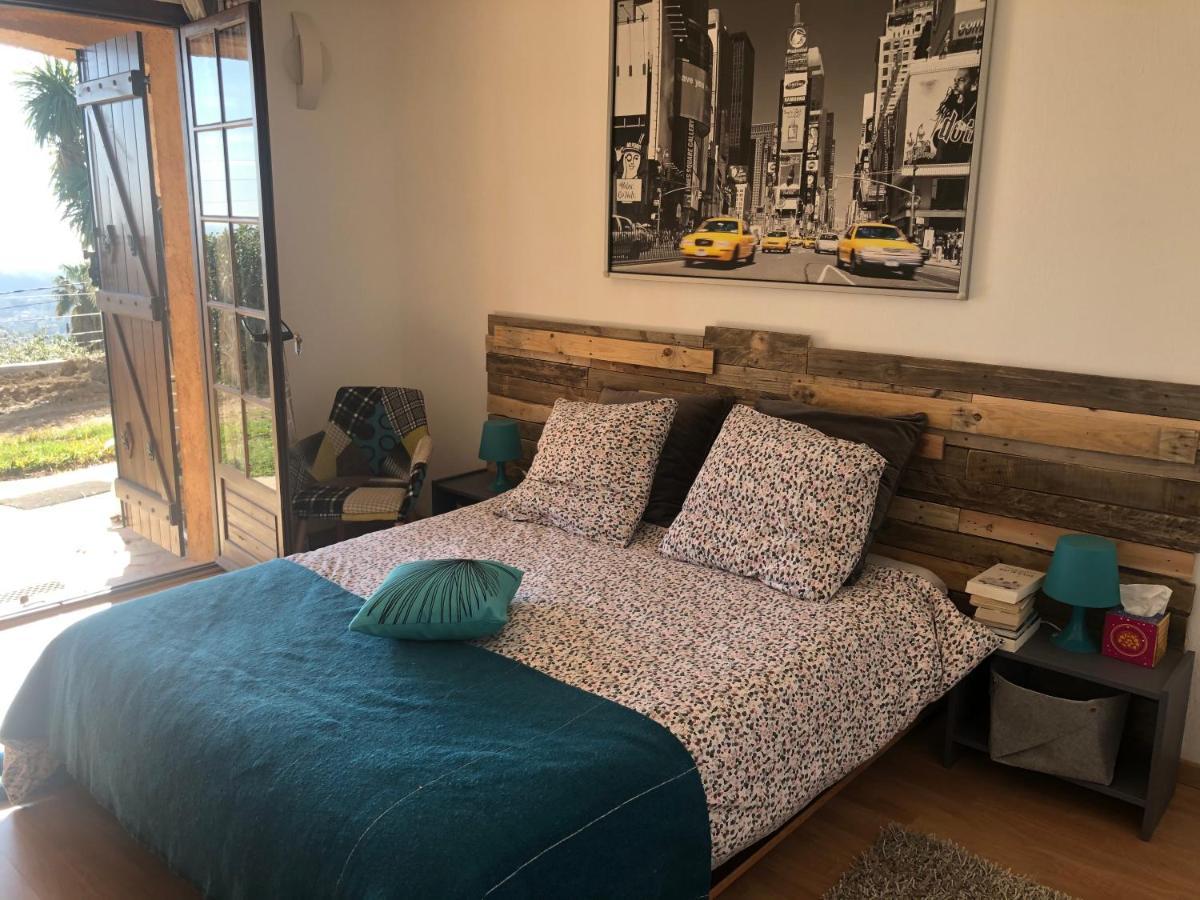 "Aux Balcons Du Riou" Avec Vue Mer 180 Degres Vence Kültér fotó