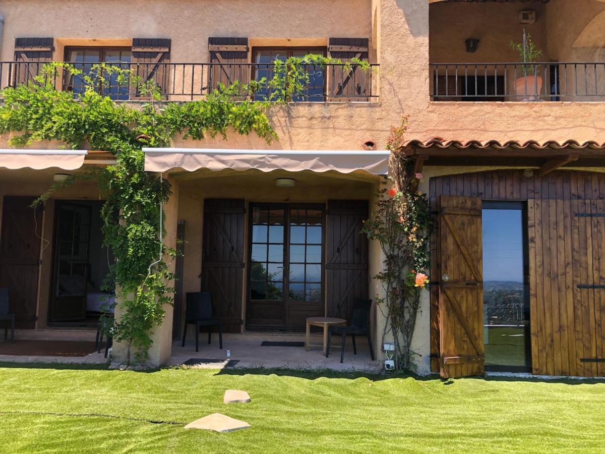 "Aux Balcons Du Riou" Avec Vue Mer 180 Degres Vence Kültér fotó