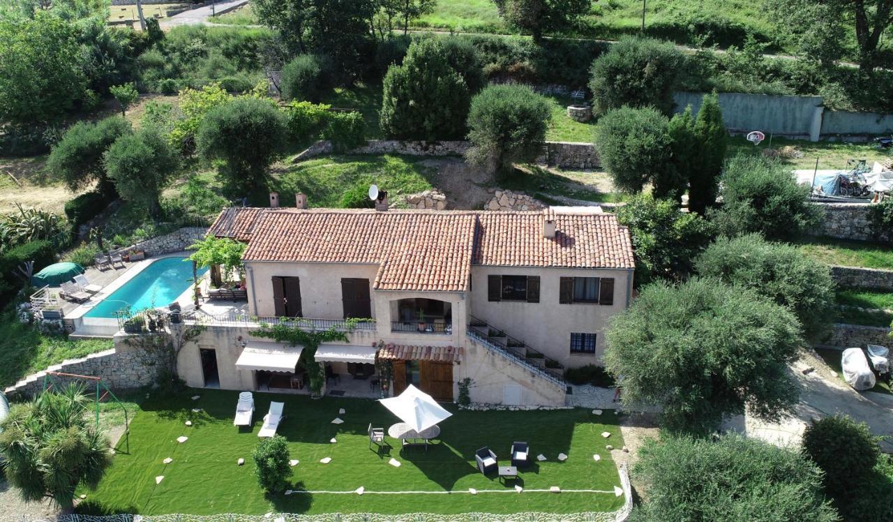 "Aux Balcons Du Riou" Avec Vue Mer 180 Degres Vence Kültér fotó